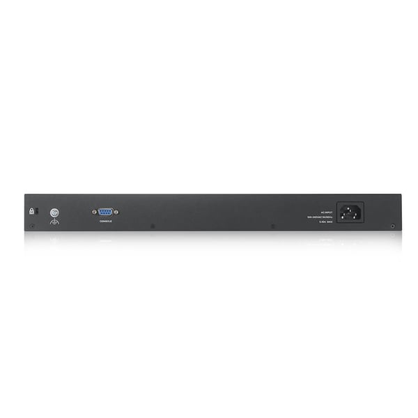 Zyxel GS2220-50HP-EU0101F nätverksswitchar hanterad L2 Gigabit Ethernet (10/100/1000) Strömförsörjning via Ethernet (PoE) stöd Svart