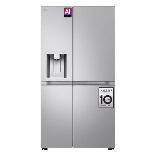 LG GSLE91MBAC side-by-side køle-fryseskab Fritstående 628 L Metallic