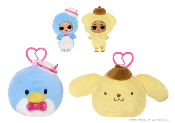 L.O.L. Surprise! Loves Hello Kitty Reversible Plush Surprise