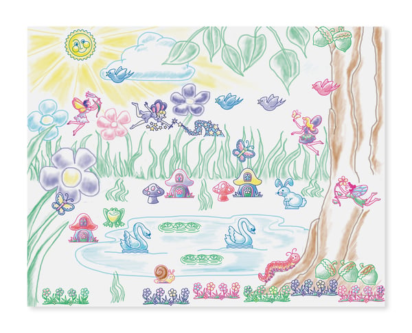 Melissa & Doug Stamp-a-Scene Fairy Garden