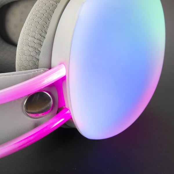 Mars Gaming MHGLOW kuulokkeet ja kuulokemikrofoni Langallinen Pääpanta Pelaaminen USB A-tyyppi Valkoinen