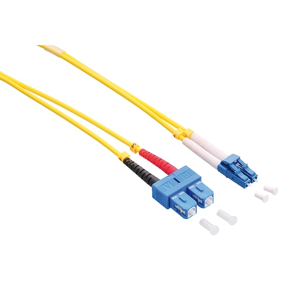 LogiLink LC/SC, 10 m InfiniBand och fiberoptisk kabel Gul