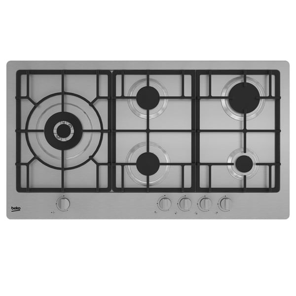 Beko HIML 95225 SXE Rostfritt stål Inbyggd 90 cm Gas 5 zone(s)