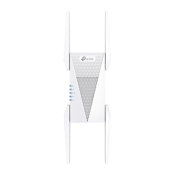 TP-Link RE815XE mesh Wi-Fi-system Triband (2,4 GHz/5 GHz/6 GHz) Wi-Fi 6 (802.11ax) Vit 1 Extern