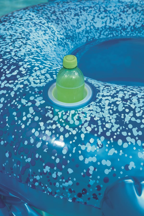 Bestway 41101 pool- och badmadrass Blå Vinyl Sittbadleksak