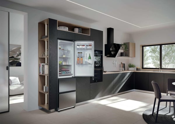 Haier HTR3518DNMX Vapaasti seisova 303 L Ruostumaton teräs