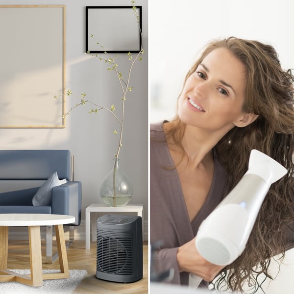 Rowenta Instant Comfort SO6511 inomhus Grå 2200 W Elektrisk värmefläkt