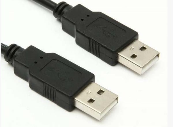 Microconnect USBAA05B USB-kabel USB 2.0 0,5 m USB A Sort
