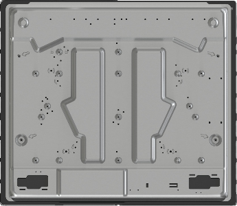 Gorenje GKTW642SYB kogeplade Sort Indbygget 60 cm Gaskomfur 4 zone(s)