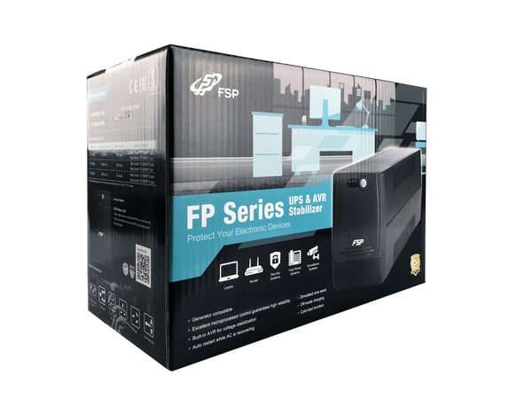 FSP FP 2000 UPS-enhed Interaktivt indgangsstik 2 kVA 1200 W 4 AC stikkontakt(er)