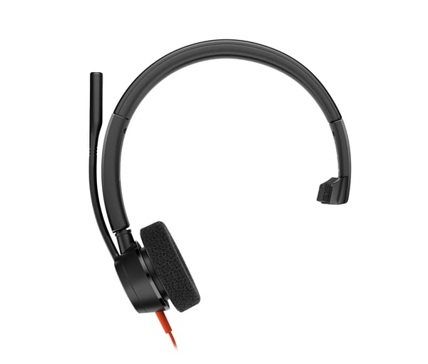 HP Poly Blackwire 3315 Monaural Microsoft Teams Certified USB-C Headset + 3,5 mm-kontakt + USB-C/A-adapter