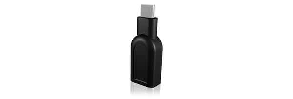ICY BOX IB-CB003 USB 3.0 Type-C USB 3.0 Type-A Svart