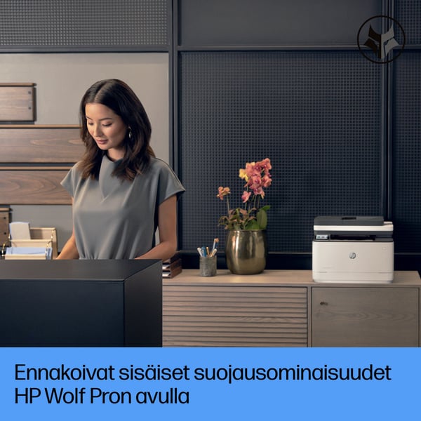 HP LaserJet Pro 3102fdn Multifunction Mustavalkoinen Tulostin, Vain Ethernet; Kopiokone, skanneri