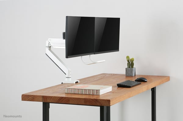 Neomounts NM-D775DXWHITE monitorin kiinnike ja jalusta 81,3 cm (32") Vastaanotto Valkoinen