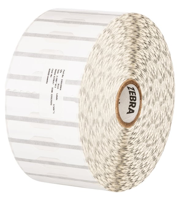 Zebra 8000D Jewelry Label Vit Självhäftande skrivaretikett