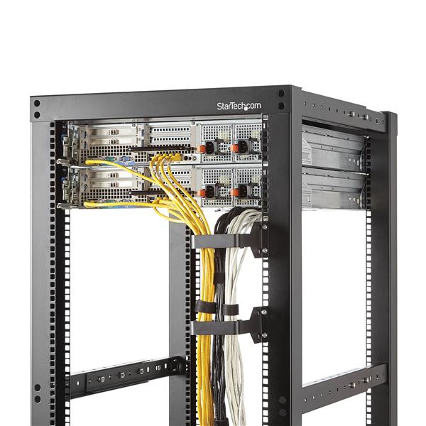 StarTech.com Flervejs Rack Kabelstyring/Kabelmanagement Ring