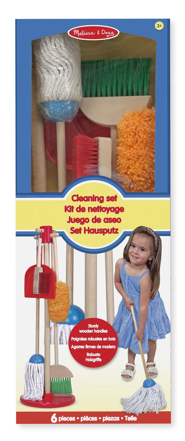 Melissa & Doug Let's Play House! Cleaning Set: Dust, Sweep, Mop!