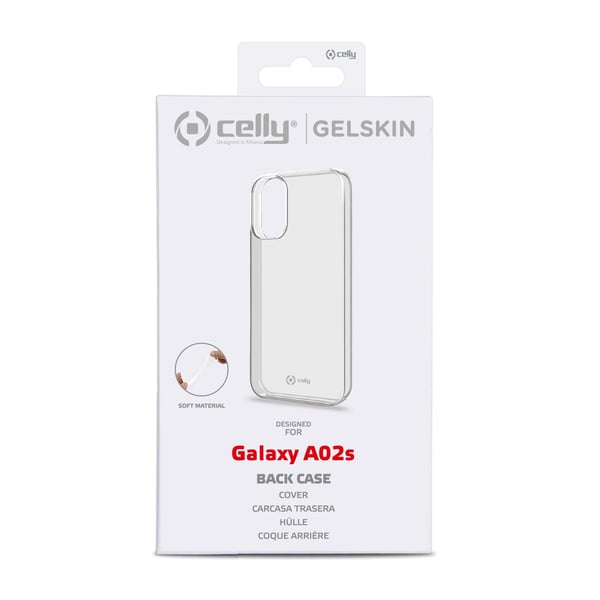 Celly Gelskin mobiltelefon etui 16,5 cm (6.5") Cover Transparent