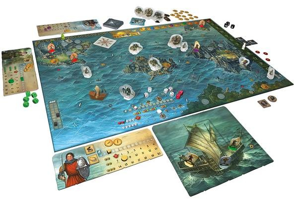 999 Games De Legenden van Andor: De Reis naar het Noorden 60 min. Udvidelsespakker til brætspil