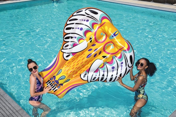 Bestway 43491 pool- och badmadrass Multifärg Mönstrad Vinyl Flytande ö