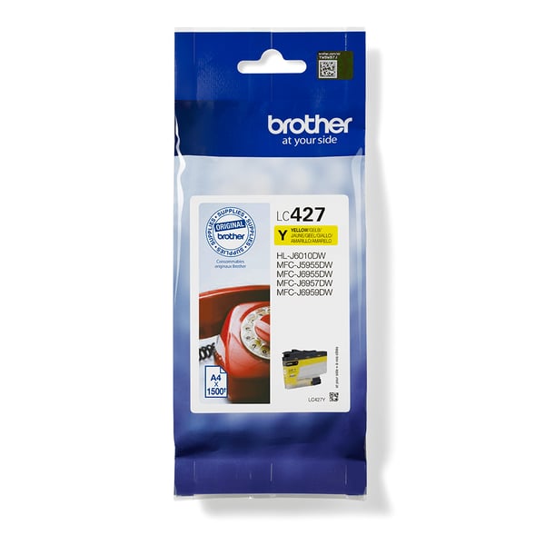 Brother LC-427Y blækpatron 1 stk Original Gul