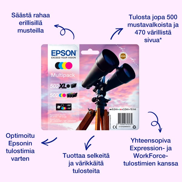 Epson Multipack 4-colours 502 Ink