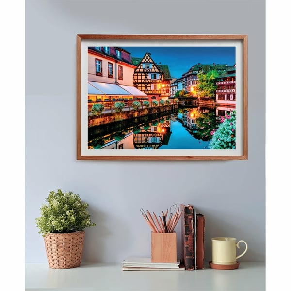 Clementoni High Quality Collection Strasbourg Old Town Puslespil 500 stk Landskab
