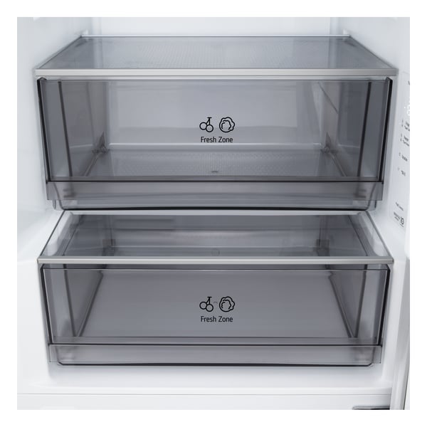 LG GBBSJ20DPY Fritstående 375 L Rustfrit stål