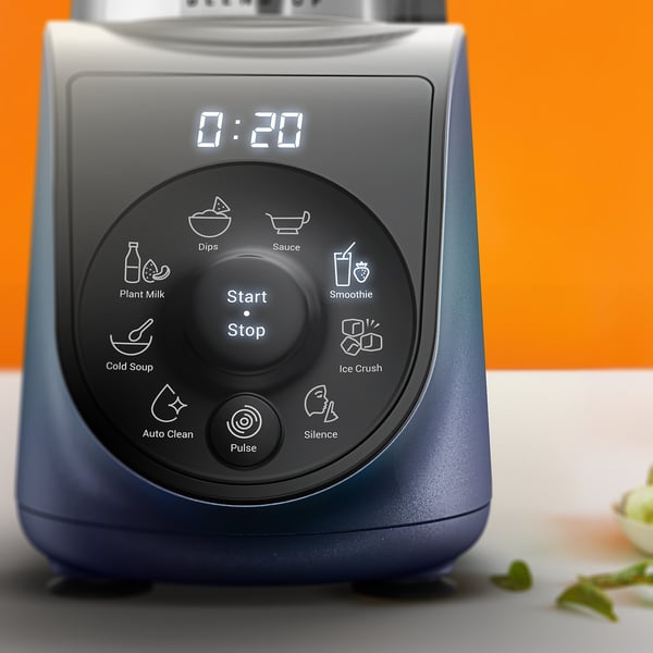 Tefal Blend Up BL19H4F0 blender 0,85 L Bordplade blender 1000 W Blå, Transparent