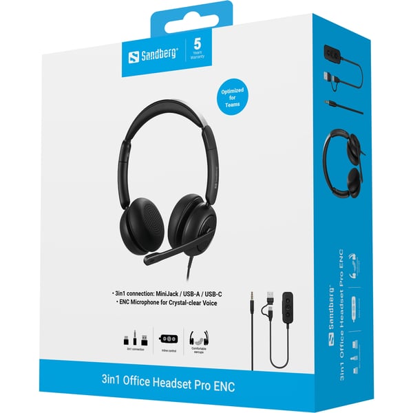 Sandberg 3in1 Office Headset Pro ENC 3in1 Office Headset Pro ENC