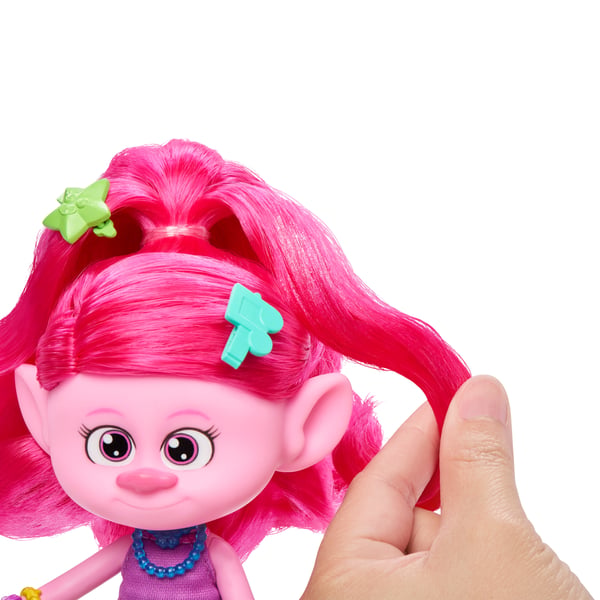 Mattel Trolls 3 Band Together HAIR-TASTIC Queen Poppy