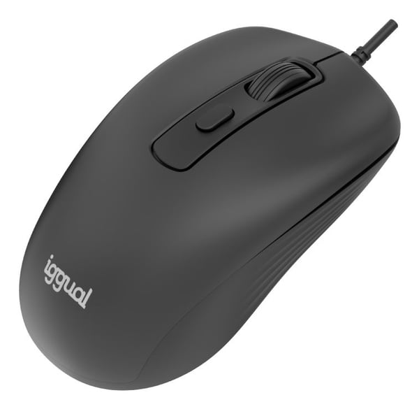 iggual OFFICE-ESSENTIAL-4D 2400DPI hiiri Molempikätinen USB A-tyyppi Optinen