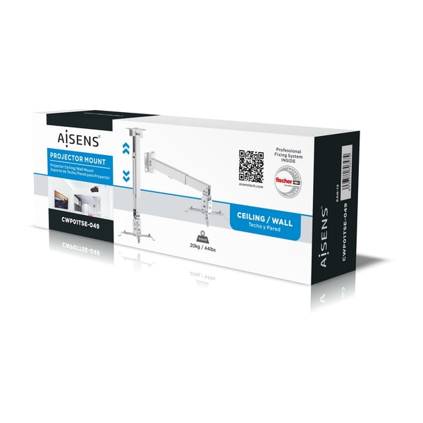 AISENS CWP01TSE-049 projektorfästen Innertak/vägg Vit