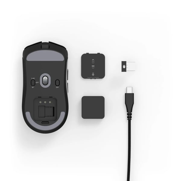 Hama Reaper 820 Wireless hiiri Pelaaminen Oikeakätinen RF Wireless + Bluetooth + USB Type-C Optinen 26000 DPI