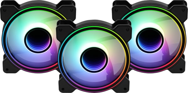 Aerocool Mirage 12 ARGB Pro Datorväska Fan 12 cm Svart