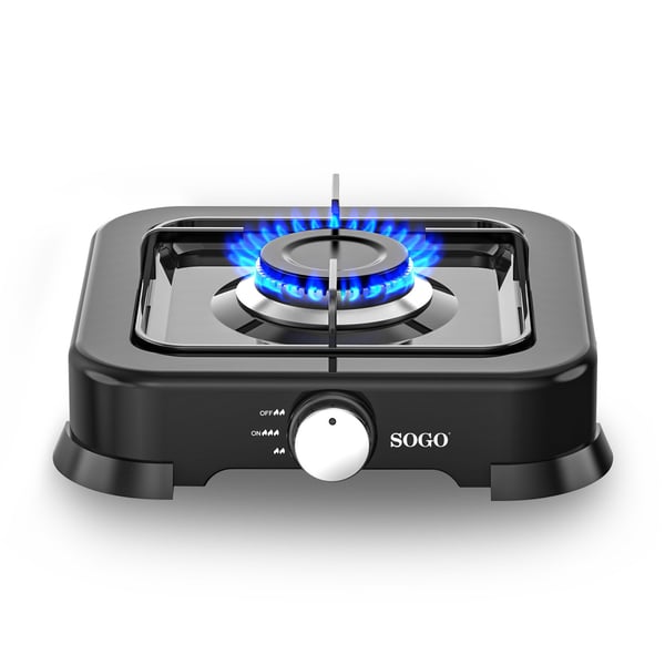 Sogo COC-SS-10233 kogeplade Sort Fritstående 29 cm Gaskomfur 1 zone(s)