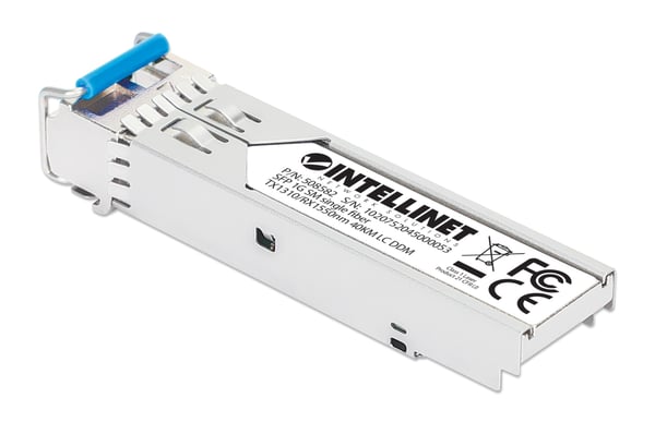 Intellinet 508582 transceiver-moduler för nätverk Fiberoptik 1000 Mbit/s SFP