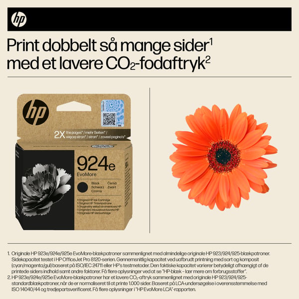 HP 924e EvoMore - 25 ml - Sort - original
