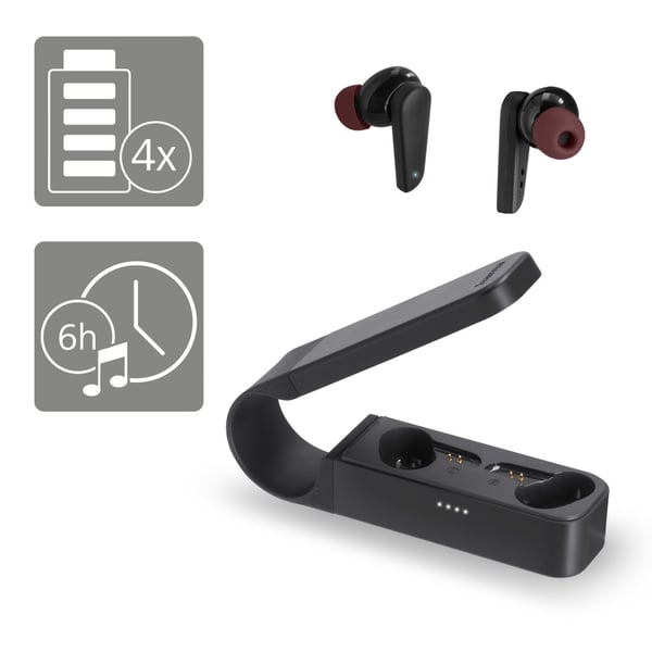 Hama Spirit Pocket Headset True Wireless Stereo (TWS) I ørerne Opkald/musik Bluetooth Sort