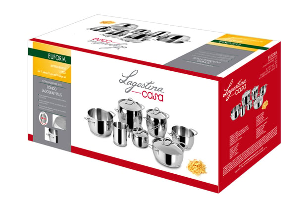 Lagostina 010704600011 pann- och grytset 11 styck