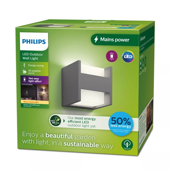 Philips Arbour væglampe 3,8 W