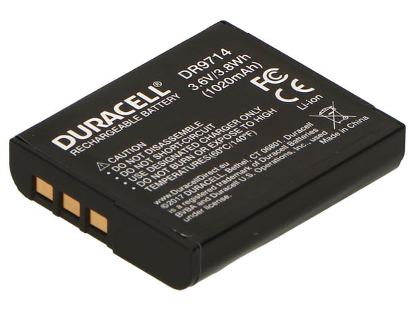 Duracell DR9714 batteri til kamera/videokamera Lithium-Ion (Li-Ion) 1020 mAh