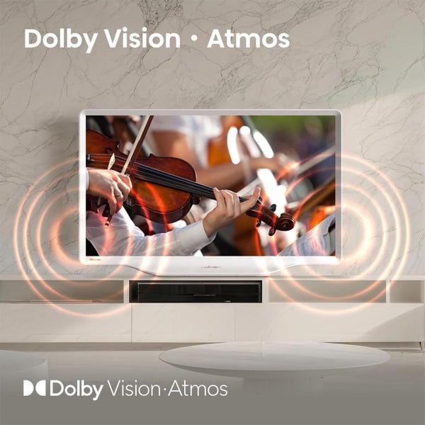 Hisense 43S5DQ 109,2 cm (43") 4K Ultra HD Älytelevisio Wi-Fi Valkoinen