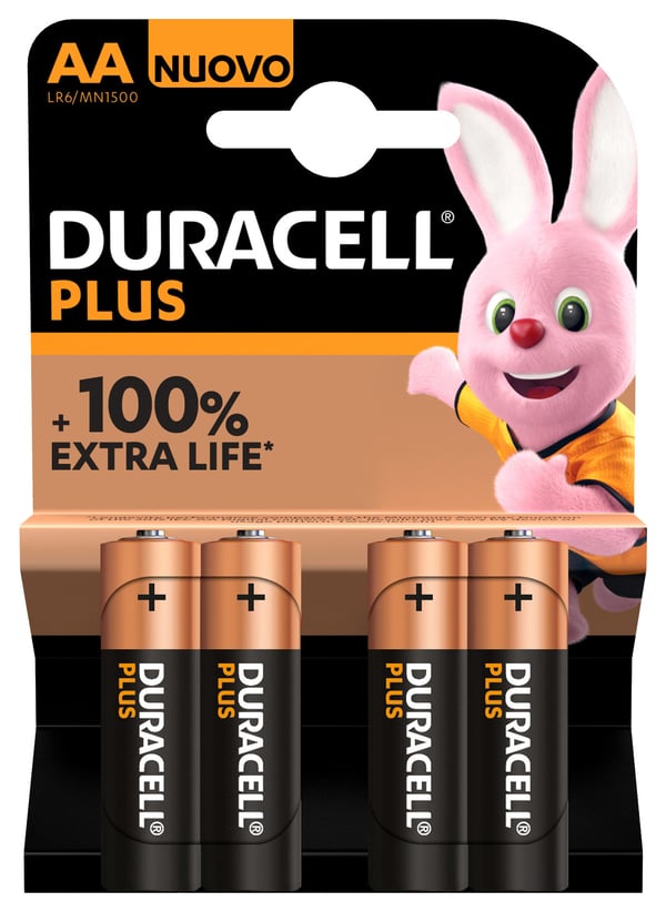 Duracell Plus 100 Kertakäyttöinen akku AA Alkali