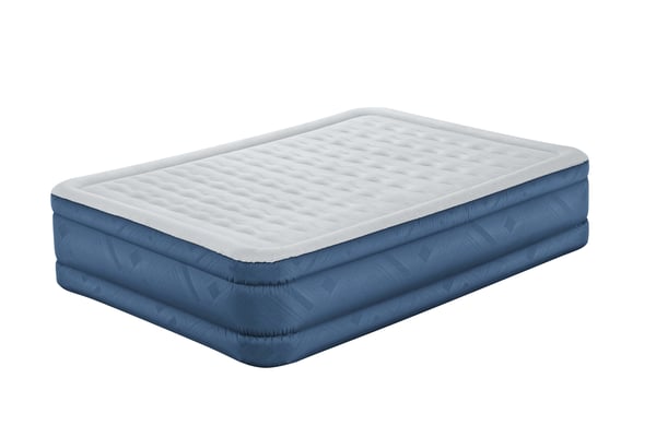 Bestway 69075 / 23 luftmadras Dobbelt madras Blå, Hvid Unisex