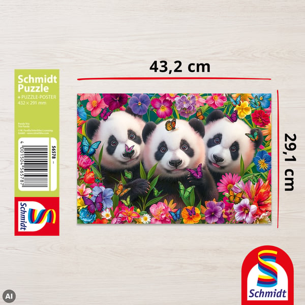 Schmidt® Spiele 56578 palapeli Kuviopalapeli 200 kpl Eläimet