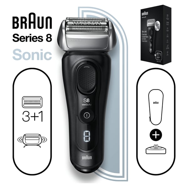 Braun Series 8 81747473 barbermaskine til ham Folie shaver Sort
