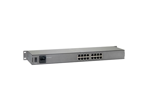 LevelOne FEP-1601 verkkokytkin Fast Ethernet (10/100) Power over Ethernet -tuki Harmaa, Metallinen