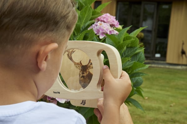 Tickit Easy Hold forstørrelsesglas 2x Træ
