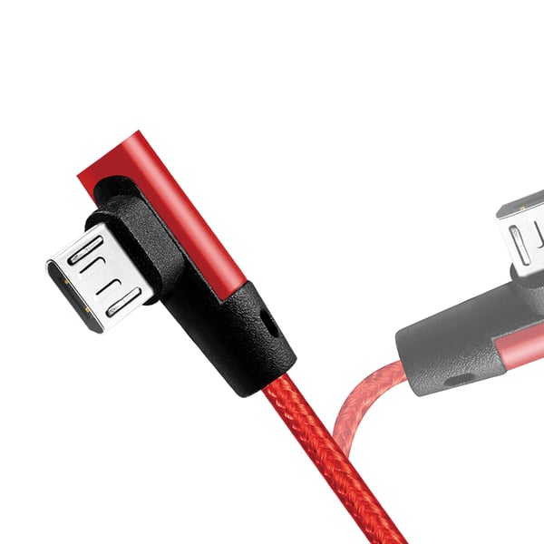 LogiLink CU0149 USB-kabel USB 2.0 0,3 m USB A Micro-USB B 0,48 Gbit/sek. Rød